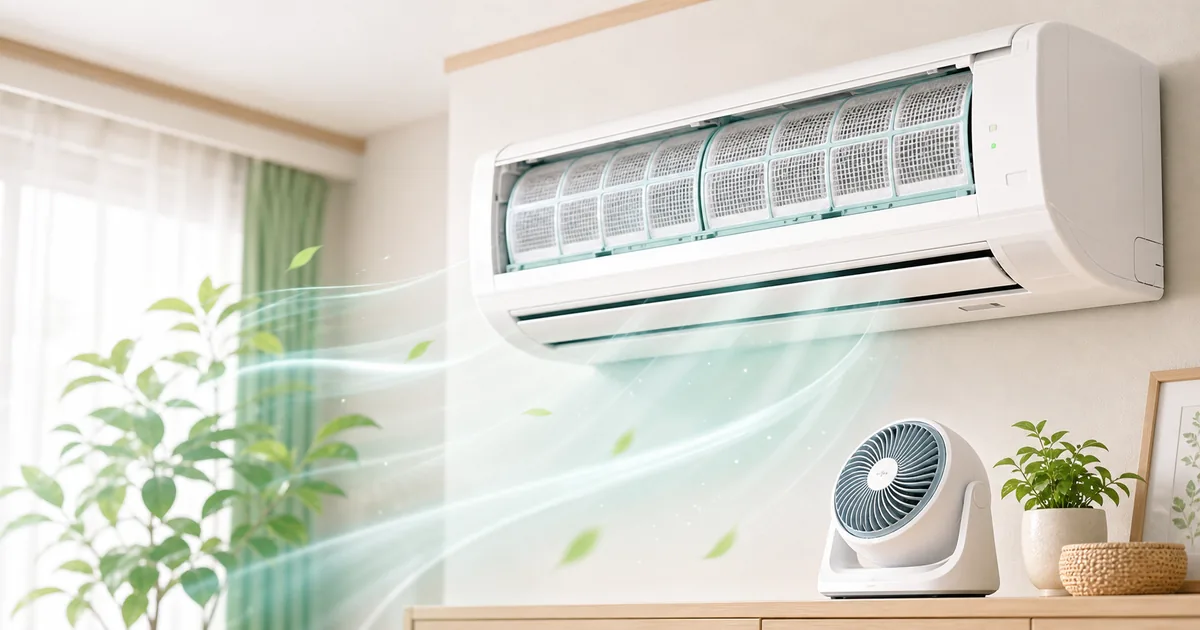 エアコンの電気代を抑える節約術:フィルター・室外機・サーキュレーター